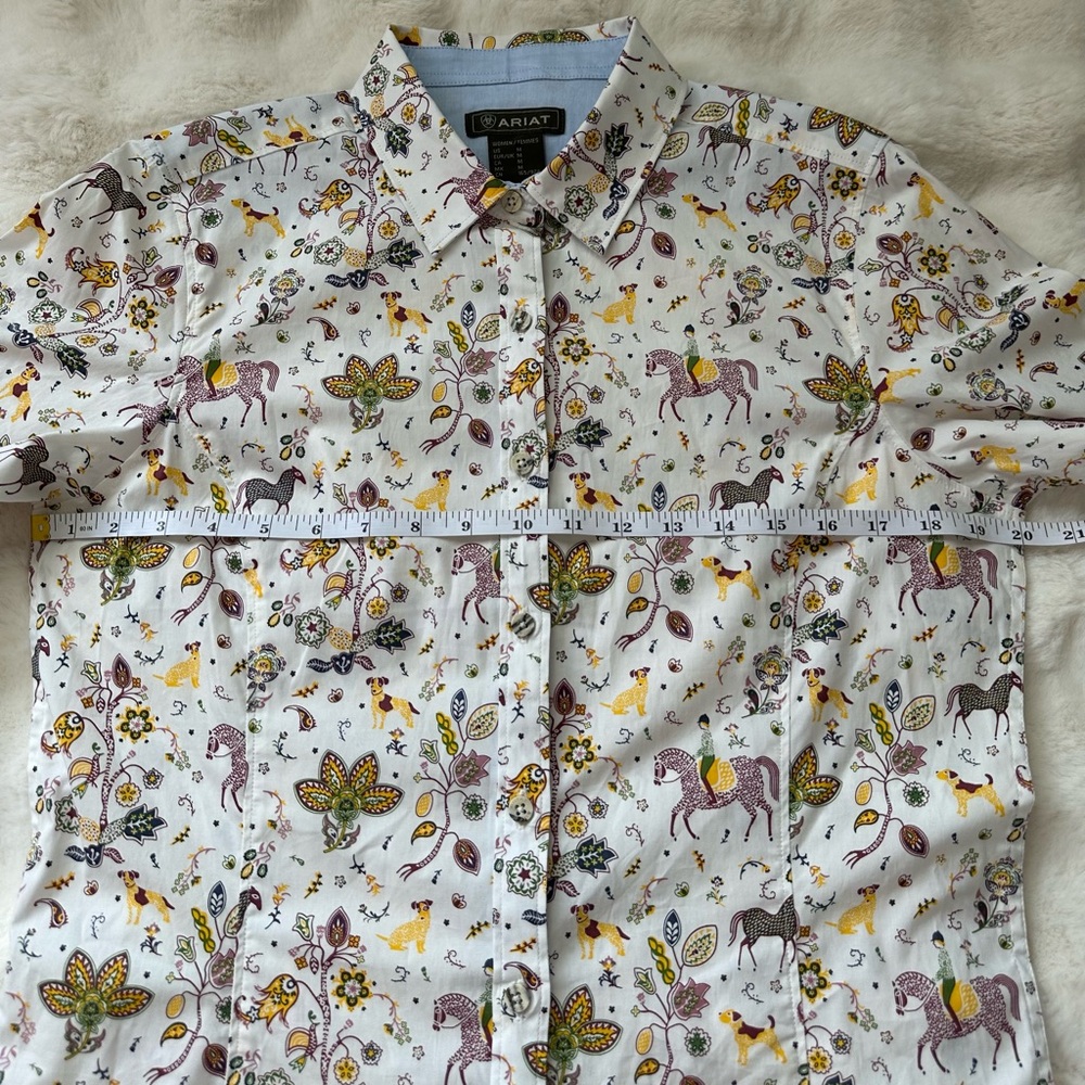 Ariat Women's Tomales Shirt - Folkore Print / Western / Equestrian Vibes - Picture 15 of 16